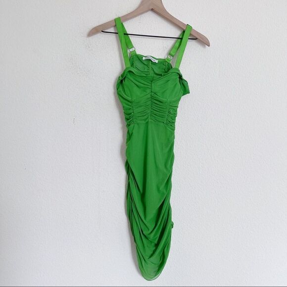 DANIELLE GUIZIO Lynx Dress in True Green size xs - Picture 9 of 12